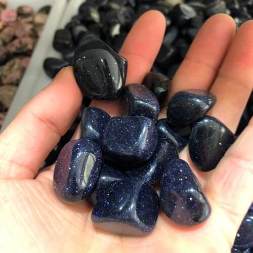 Natural obsidian color polishing chip gravel crystal quartz mineral specimen storage tank POTS and other decorative stone healin