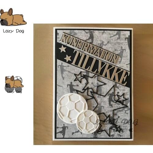 Football Metal Cutting Dies Scrapbooking Stencil DIY Decorative Craft Embossing Die Cuts Card Making New Dies For 2019