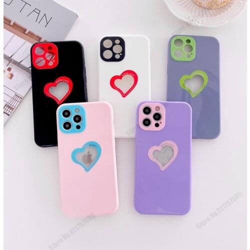 Candy Color Silicone Phone Case For iphone 12 11 Pro Max 8 7 Plus XS X SE 2020 Capa Camera Lens Protection Shockproof Back Cover