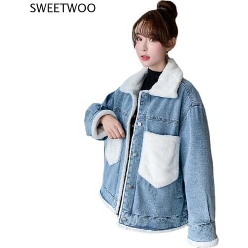 SWEETWOO Women's Blue Jackets