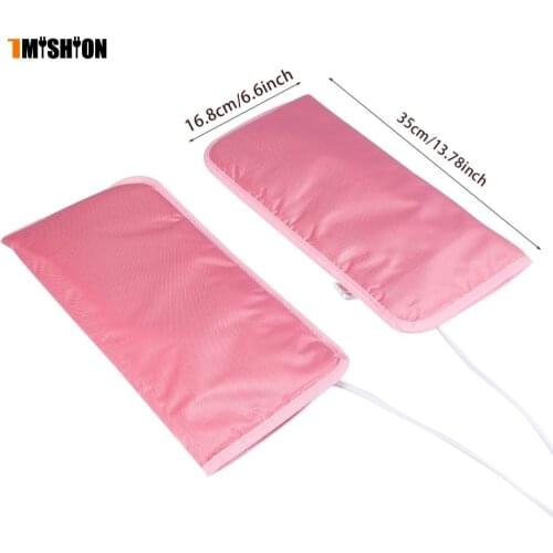 New Electric Heated Mittens Hand Feet Massager Infrared Therapy For Paraffin Manicure Waxing Skin Mite Treatment Heat Mitts