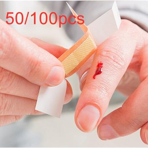 Band-Aids Waterproof Breathable Cushion Adhesive Plaster Wound Hemostasis Sticker Band First Aid Bandage Medical Gauze