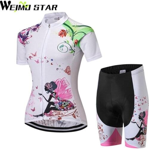 WEIMOSTAR Women Bicycle Team Cycling Jersey Clothing Sets Sportswear Bike Jersey Ropa Ciclismo Outdoor Riding pro MTB Clothing
