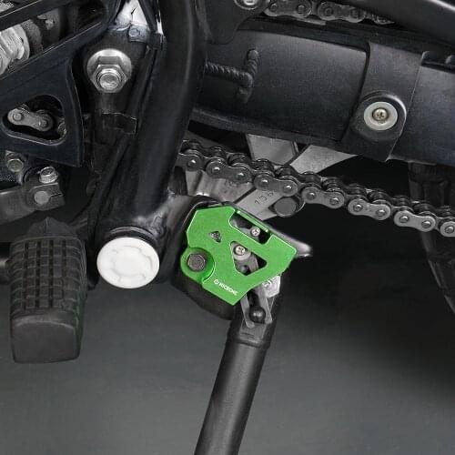 CNC Motorcycle SideStand Switch Protective Side Stand Cover For Kawasaki KLR650 KLR 650 2008-2018 2009 2010 2011 2012