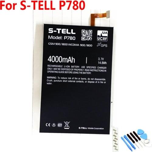 100% NEW Original 4000mAh battery for S-TEEL P780 Mobile Phone
