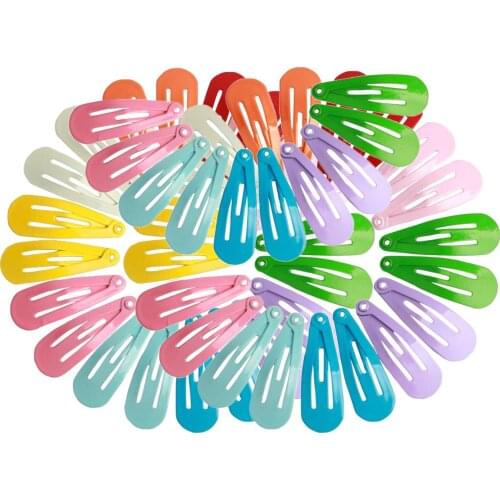 50Pcs No-Slip Hair Barrettes Girls Womens Wedding Dance Party Hair Clip Accessories