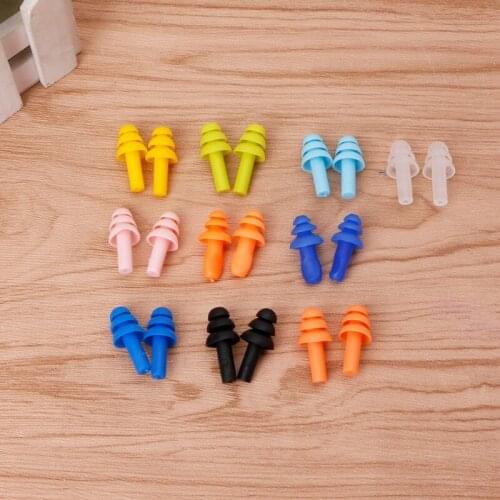 Free shipping 2pcs Silicone Ear Plugs Anti Noise Snore Earplugs Comfortable For Study Sleep