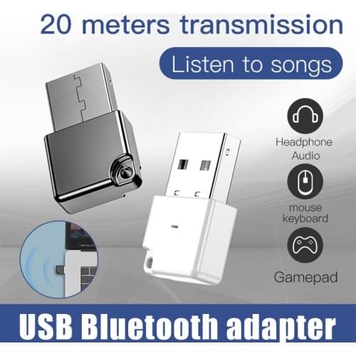 Bluetooth Transmitter Receiver Wireless USB Bluetooth 4.0 Bluetooth Adapter for Laptop Desktop PC NK-Shopping