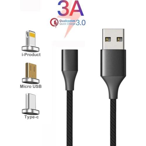 CANDYEIC USB-C Cable For OnePlus 9 Pro Charger Cable For OnePlus 9E data Magnetic Cord USB Type c Cable micro usb to type c