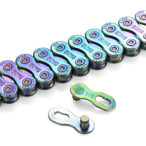 SUMC SX12sl SX11SL Bike Chain 11S 12S Gold for MTB/Road Bike fo Shimano 11 12speed 116L /126L chain bike