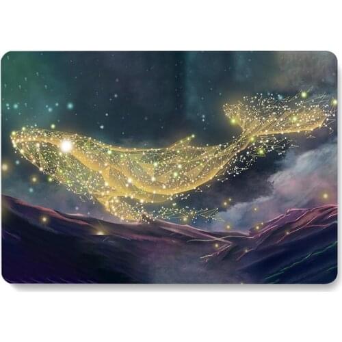 Dream Star Whale Pattern Laptop Case For Apple MacBook Pro Retina Air 11 12 13.3 15.4 inch new Pro cover shell