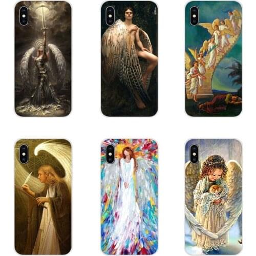Custom Case Painting Angels Are Watching Over You 2018 For Samsung Galaxy J1 J2 J3 J4 J5 J6 J7 J8 Plus 2018 Prime 2015 2016 2017