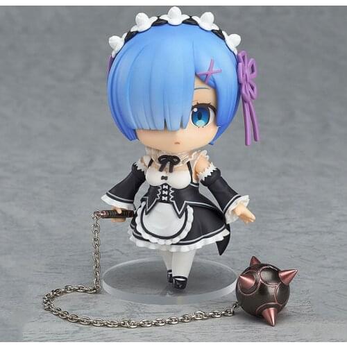 Anime Life In A Different World From Zero Figure Rem 663# Q Version PVC Collectible Model Multi-Accessory Version Doll Gift 10CM