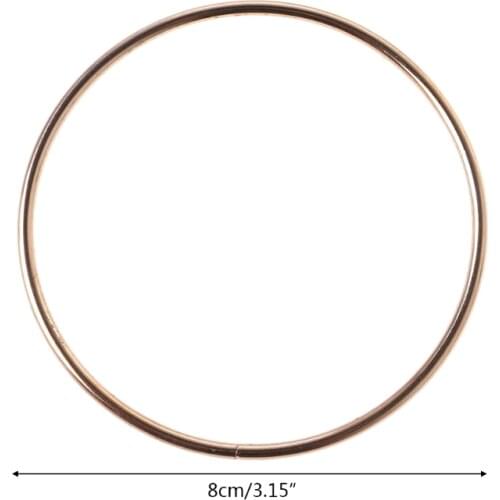 Metal Dream Catcher Dreamcatcher Ring Macrame Craft Hoop DIY Accessory 35-190mm