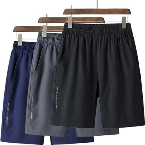 Big Size L-10XL Men Beach shorts Running Quick dry Loose Breathable Elastic Summer Clothing Sweat Shorts Plus Size