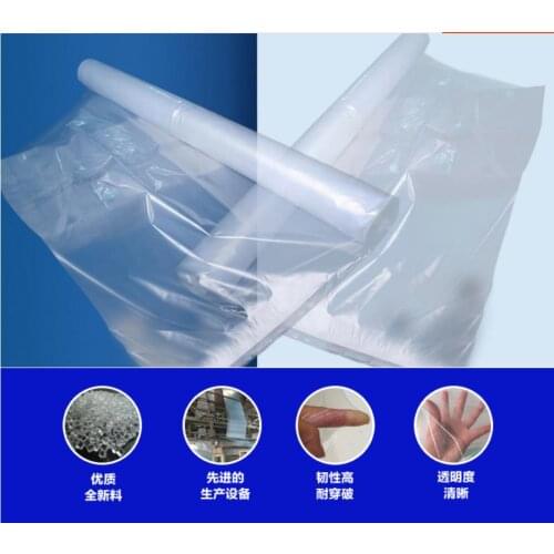 Multiple sizes thin 60% transparent moisture proof, waterproof cover cloth, rain tarp greenhouse translucent plastic film