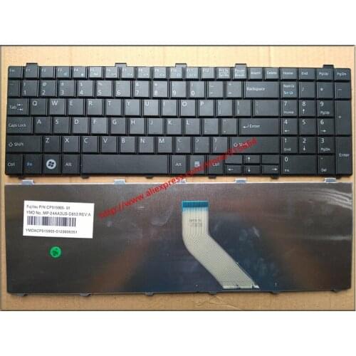 US new laptop keyboard for Fujitsu Lifebook A530 AH530 AH531 NH751 CP515905-01 English black