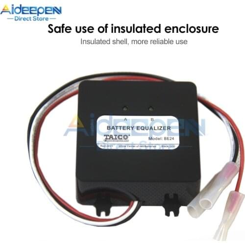 BE24 24V Battery Special Equalizer Parallel Battery Pack Balance Lead-acid Battery Balancer Charger Controller Regulator