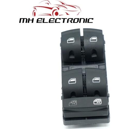 MH Electronic 4F0959851A 4F0-959-851-A Power Master Window Control Lifter Switch Button for Audi A3 A4 A6 Q7 4F0 959 851 A