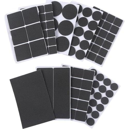 Rubber Anti-Skid Scratch Pad, DIY Furniture Feet Pad floor Protectors Set for Chair/Table/Desk/Wooden Protection Mats