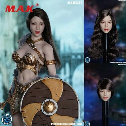 SUPER DUCK 1:6 SDH023 Girl Head Sculpt Fit 12" Female TBL PH Figure Body Presale Item