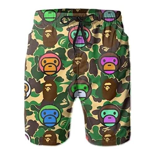 Comfort Mens Big & Tall Swim Trunks Board Shorts for Beach Gym Workout