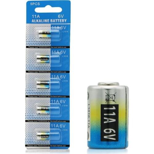 10pcs/2pack 11A 6V battery Primary Dry Batteries L1016 Alkaline Car Key Remote Battery for Anti-theft Lock PVC Package Drop Ship