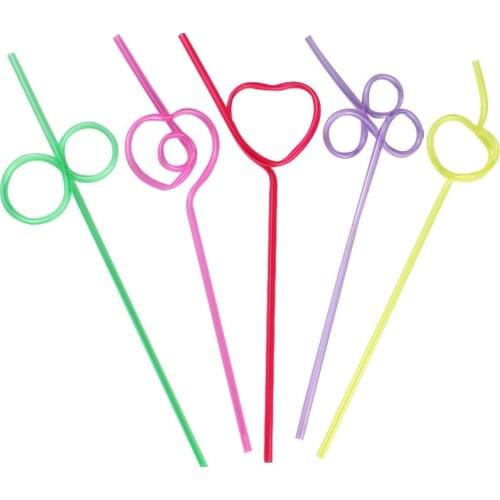 10Pcs Drinking Creative crystal Straws Bridal Shower Lovely Heart Straw for Bar Bachelorette Party Supplies Wedding Decoration