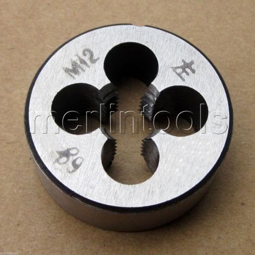 12mm x 1.75 Metric Left hand Die M12 x 1.75mm Pitch