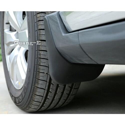 For Peugeot 2008 2014 2015 2016 2017 Car Body Styling Plastic Fender Soft Mudguard Protection Flap Splash Mud Guard Frame 4pcs