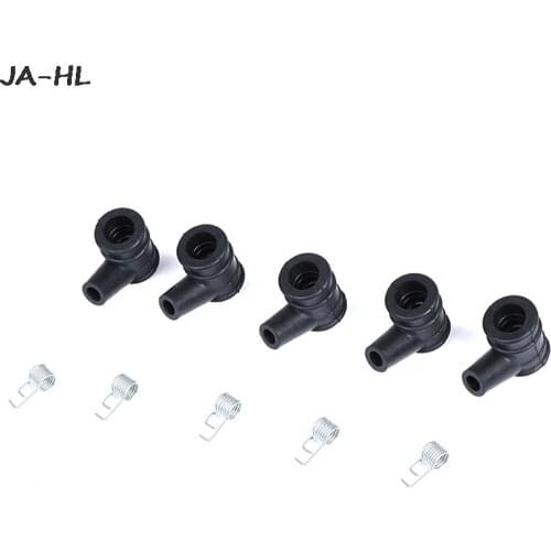 5Sets 2-Stroke Ignition Coil Cap With Springs Set For 45CC52CC58CC Chain Saw High Quality
