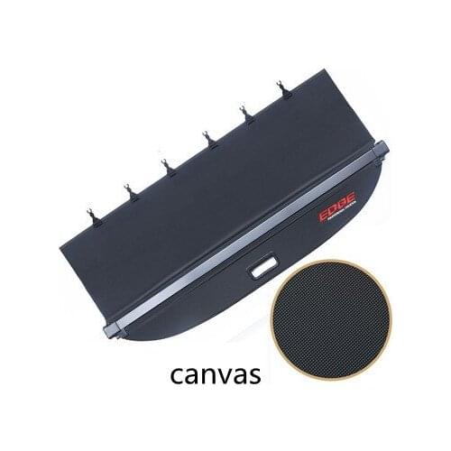 PU leather/canvasTrunk partition Tail box partition Support protection car styling car accessories For Ford EDGE 2015-2020