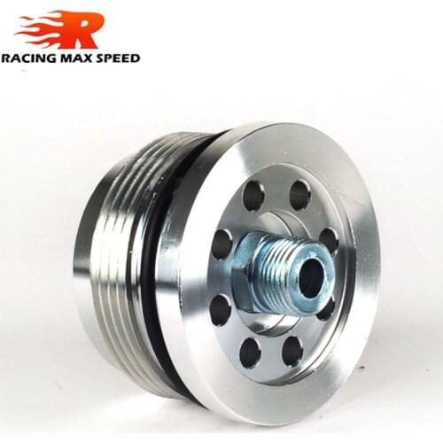 Auto aluminum Conversion of oil filter adapter oil sandwich plate Billet aluminum for smart for Two 450 models SW6-SI