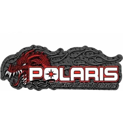 Car Stickers Decor Motorcycle Decals for Polaris RZR Fine Decorative Accessories Creative Sunscreen Waterproof PVC,13cm*5cm