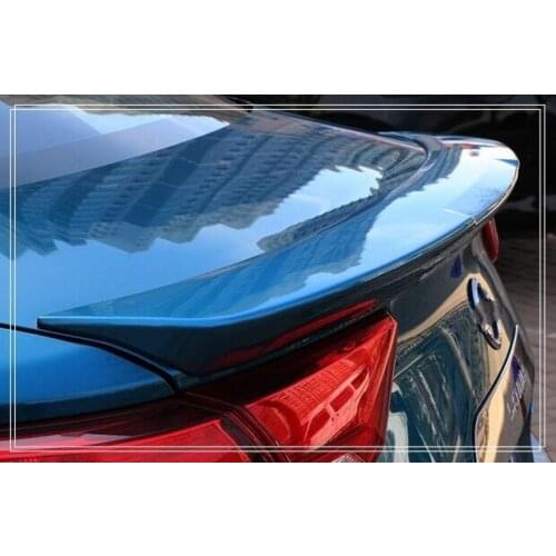 Higher star ABS material with color paint car rear wing Spoiler for Nissan Lannia/bluebird 2016,mount by 3M or glass glue