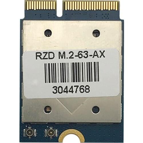 RZD63-AX 2.4G 5.8G Wi-Fi Dual-band 2X2 11ax Bluetooth 5.1 Combo M.2 Module QCA6391 chip IEEE 802.11 a/b/g/n/ac/ax 1800Mbps