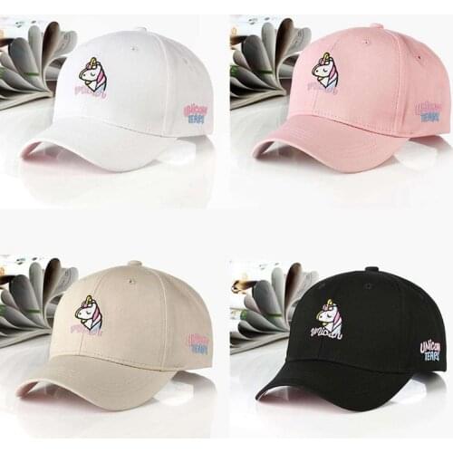 Unicorn Kids Summer Sun Caps Sports Baseball Hats Kid Party Gift Action Figure Toy 2019