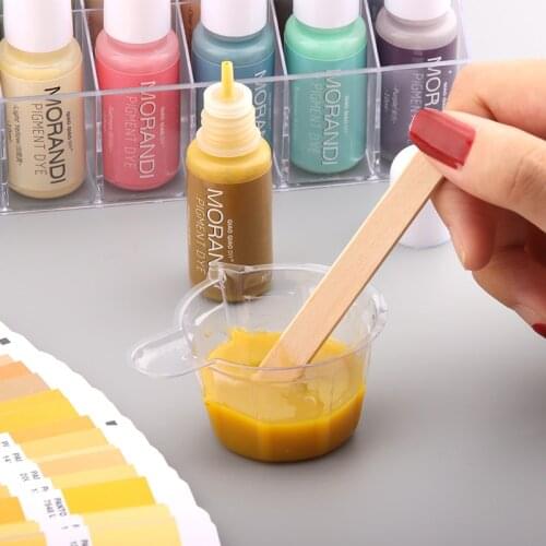 Epoxy Pigment Morandi 24 Color Liquid Epoxy Resin Dye Colorant Highly Concentrated Resin Pigment Flower Favor Resin Craft