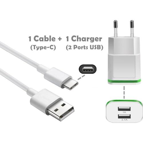 Type C Cable For OPPO Reno 2 Z Realme X2 Pro XT C2 AX7 A7 A1K Reno 10 X Case TypeC Charger Mobile Phone Power Charging Cable