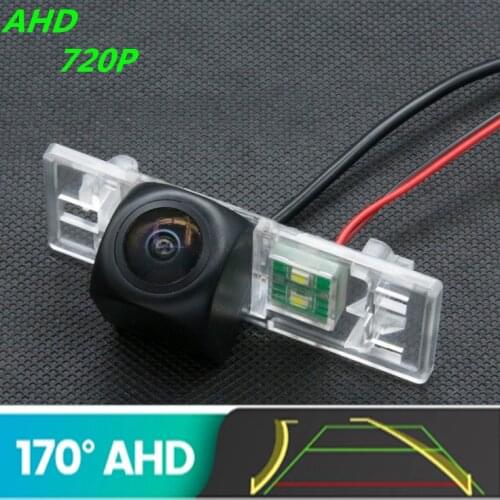 AHD 720P Trajectory Fisheye Car Rear View Camera For Peugeot 307 308 408 508 607 Sunny X-Trail Geely MK Vehicle Carmera