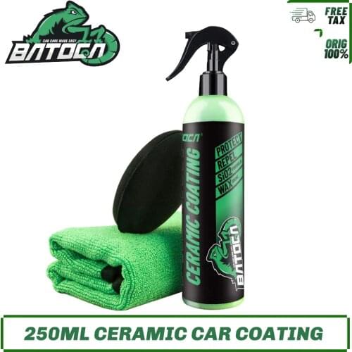 BATOCA 250ml Ceramic Car Coating 9H Nano Spray Hydrophobic Liquid Glass Crystal Car Coating Auto Ceramics Paint Care Polish Wax