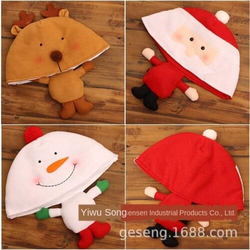 Cute Decoration Hat Baby Child Cosplay Costume Accessory Hat Traditional Christmas Element Molding Hat for 2020 Christmas