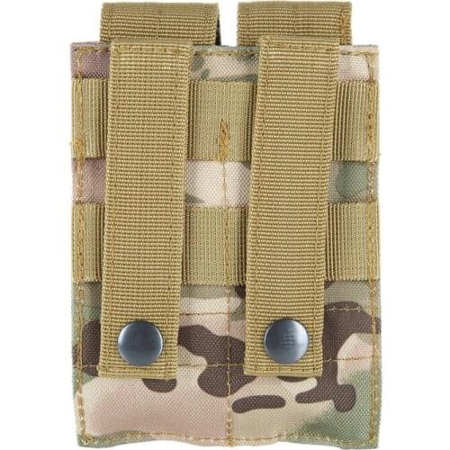 Multicolor 600D Tactical Molle Pouch Dual Double Pistol Mag Magazine Close Holster Outdoor Airsoft Combat Military 9MM