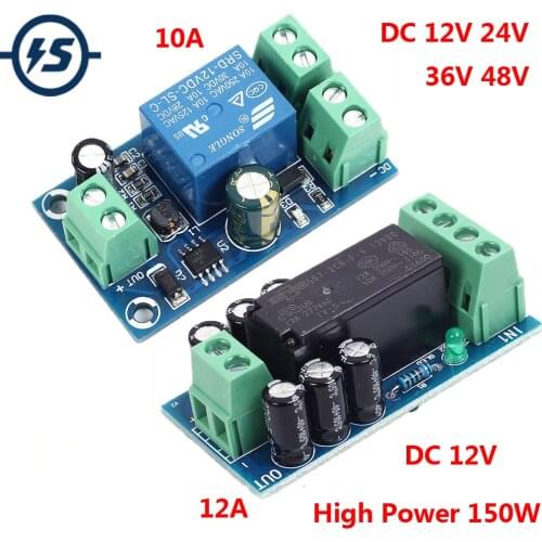 UPS Emergency Cut-off Battery Power Supply Control Board Power-OFF Protection Module 12V to 48V 10A 12A 150W Automatic Switching
