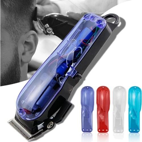 Translucent DIY Back Housing Protective Cover for 8148 Magic Clipper Barber Hair Trimmer Case Motor Cover