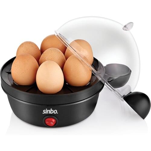 Egg Cooker Boiler 7 Eggs Capacity Kitchen Multifunction Cooking Tools Boiling Machine Auto Turn-Off Sinbo 5803 Electric Fast