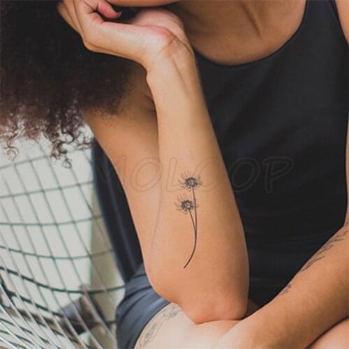 Tattoo Sticker Temporary bule Red Spider snake Lily small flower waterproof fake Tatto flash hand Tatoo for woman girl kid