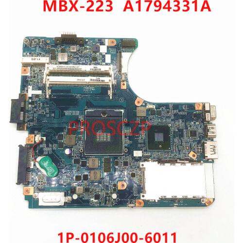 For SONY VAIO VPCEB MBX-223 A1794331A Laptop motherboard 1P-0106J00-6011 with HM55 100% full Tested