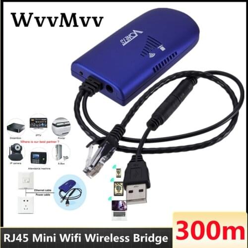 WVVMVV Mini Vonets VAP11G-300 RJ45 Wifi Wireless Bridge Wifi Repeater Routers wi-fi for Computer Networking Camera Monitor