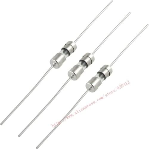 100pcs/lot)(Fuses|3.6*10MM) Fast Quick Blow Glass Tube Fuse, 3.6x10mm 250V T 5A 5000mA,With Pins, F1AL250V